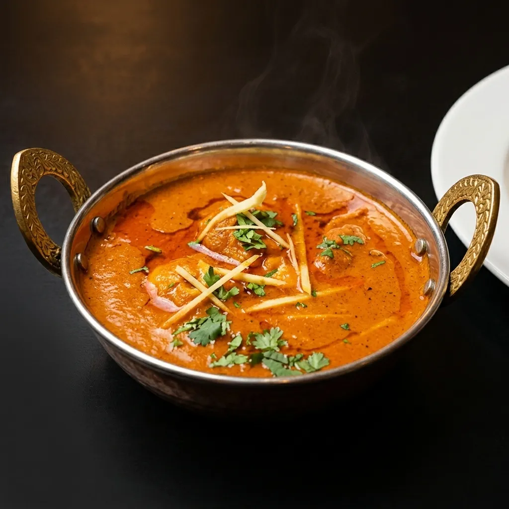 Butter Chicken — signature dish at Feast of India, SE Calgary